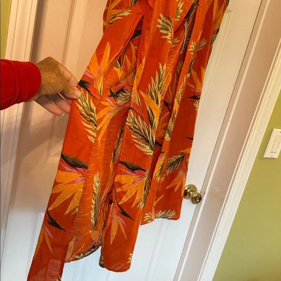 Free People - Read My Palm Kimono in Terracotta - size XS - Picture 5 of 9